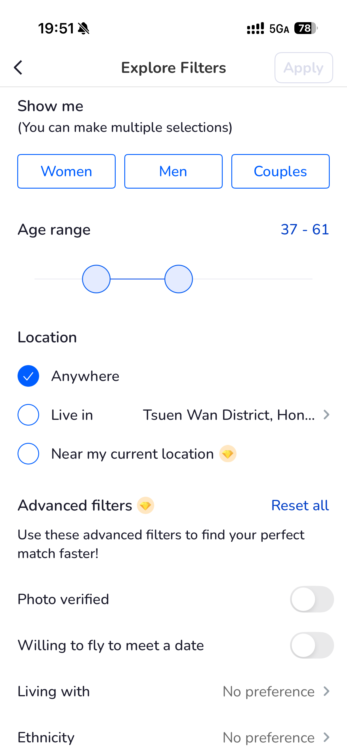 Search filters